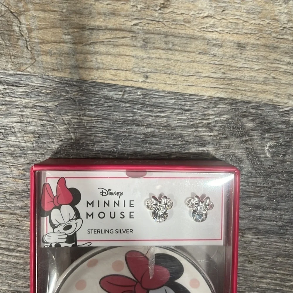 Disney Minnie Mouse sterling silver earrings